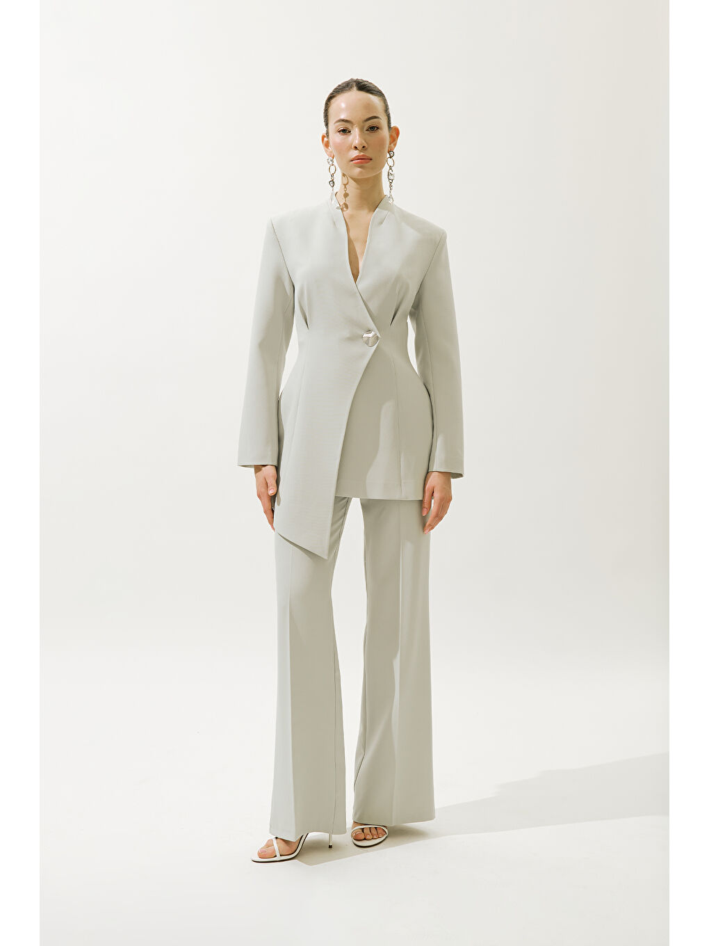 Valentıne Blazer Ceket Soft Yeşil-5