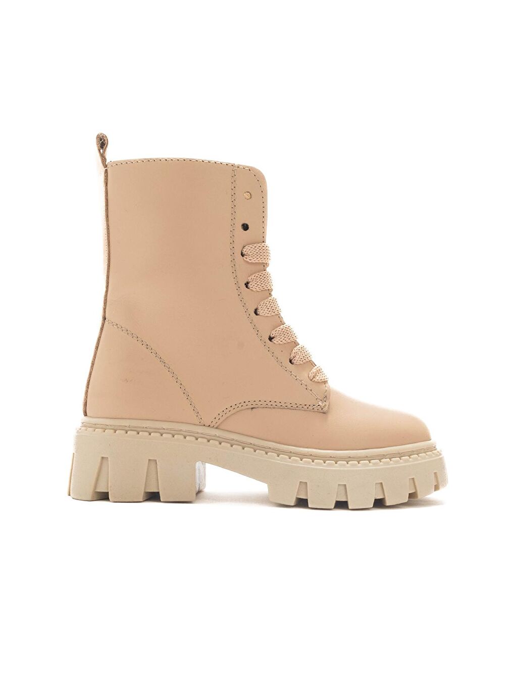 Kız Çocuk Bej Hakiki Deri Anatomik Postal-3