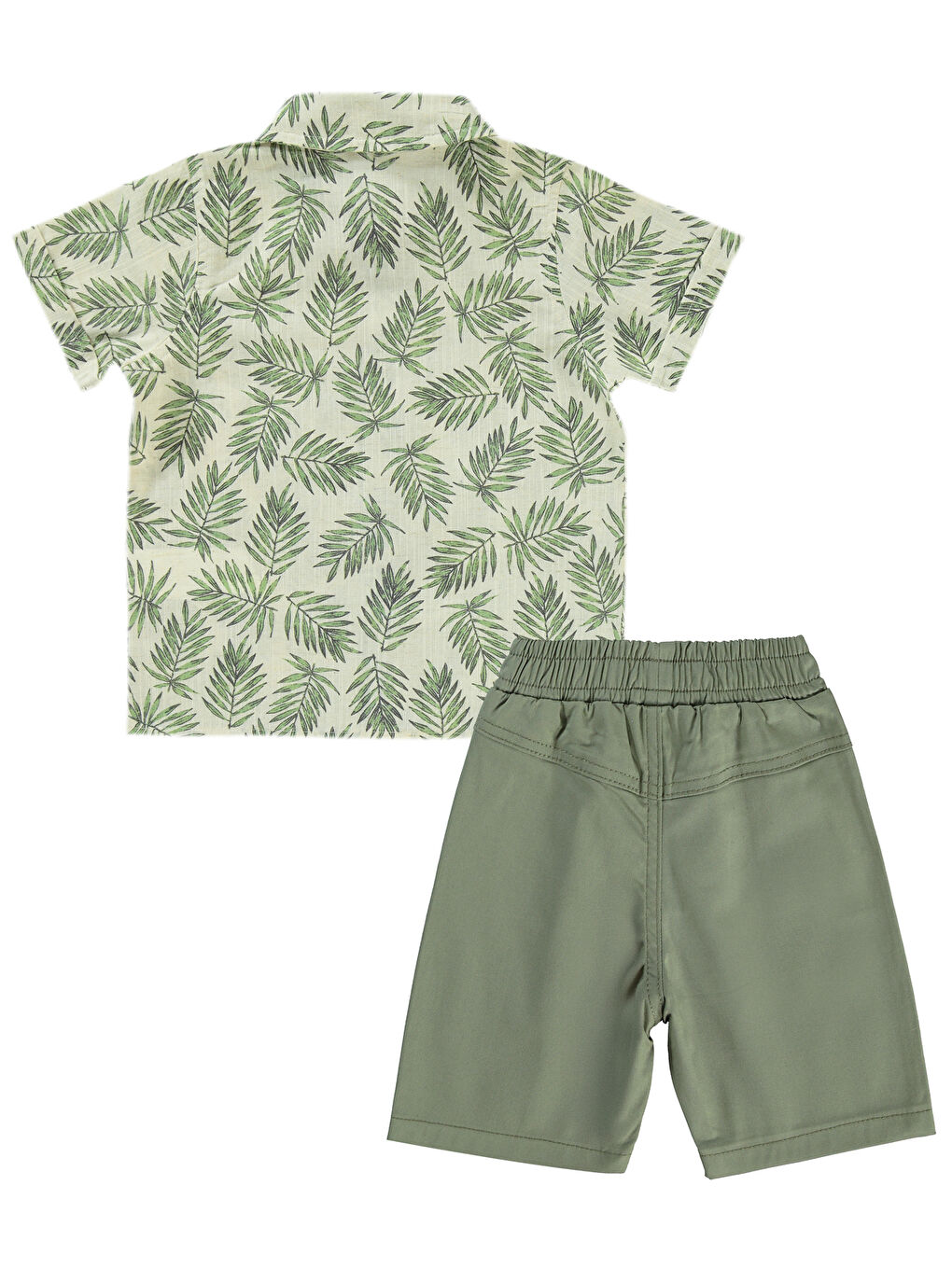 Boys Erkek Çocuk Kaprili Takım 2-5 Yaş Açık Haki-1