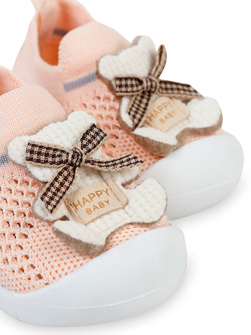 Pembe Baby Kız Bebek İlkadım Ayakkabı 18-22 Numara Pudra-4