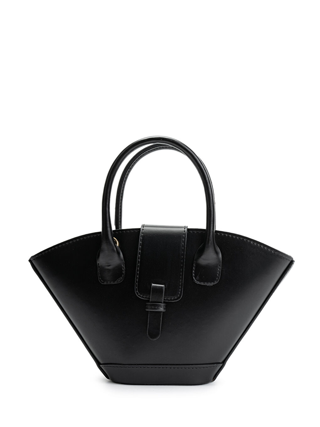 Frida Asimetrik Kesim Kadın Kol Çantası Siyah