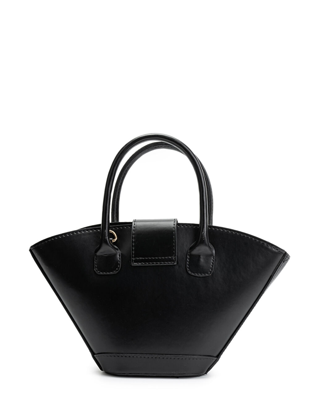 Frida Asimetrik Kesim Kadın Kol Çantası Siyah-1