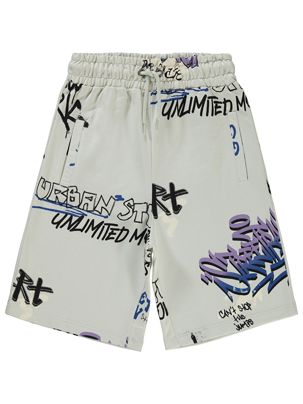 Boys Erkek Çocuk Kapri 10-13 Yaş Açık Gri