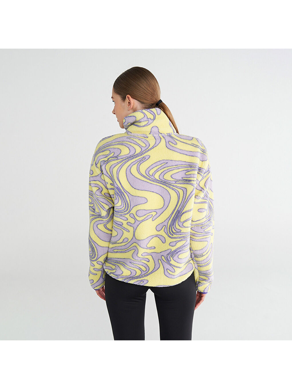 Karışık Amber Sherpa Kadın Ceket-1