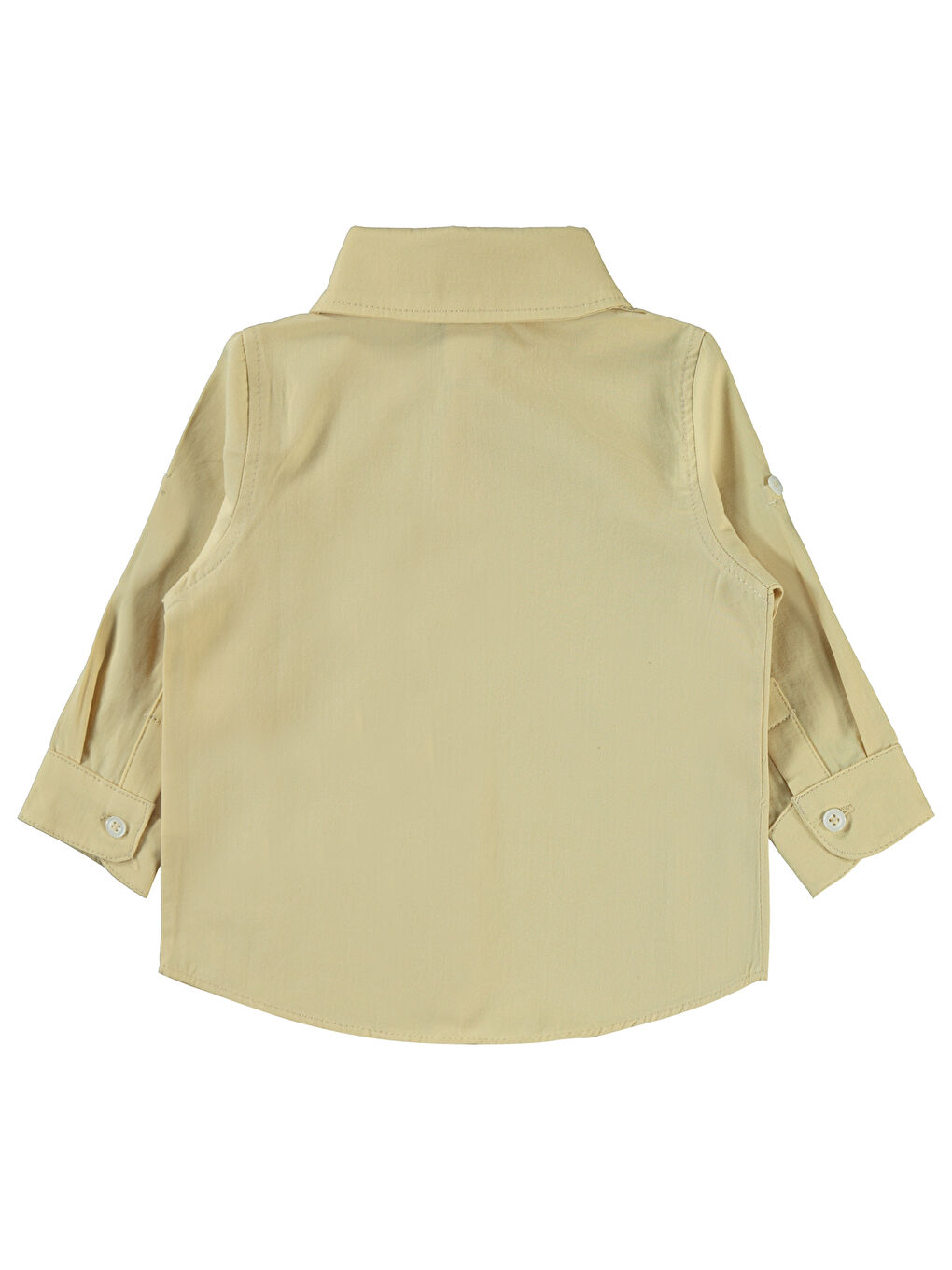 Kahverengi Baby Erkek Bebek Gömlek 6-18 Ay Sütlü Kahve-1