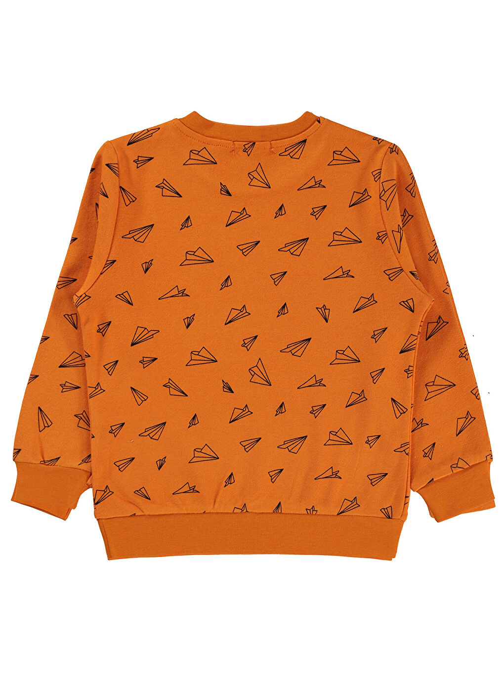 Turuncu Boys Erkek Çocuk Sweatshirt 2-5 Yaş Koyu Oranj-1