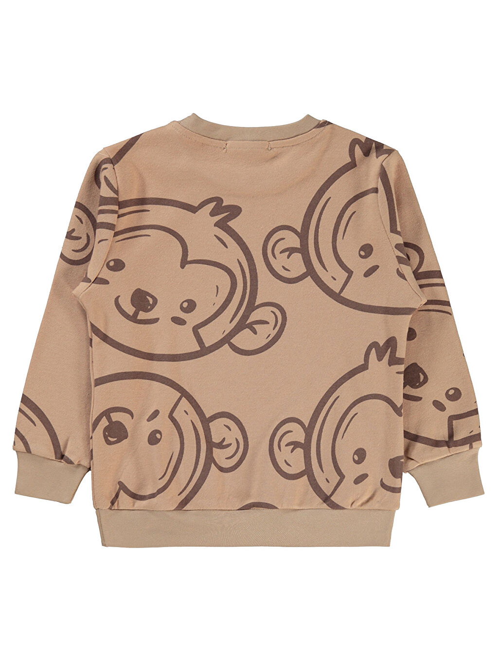 Bej Boys Erkek Çocuk Sweatshirt 2-5 Yaş Vizon-1