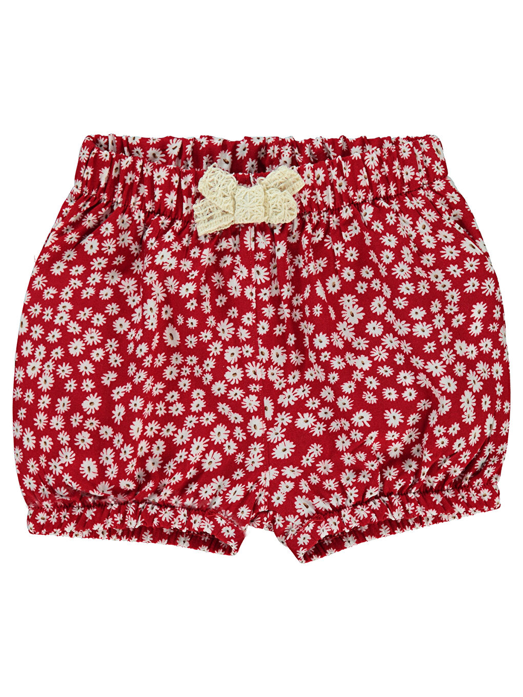 Baby Kız Bebek Şort 6-18 Ay Kırmızı