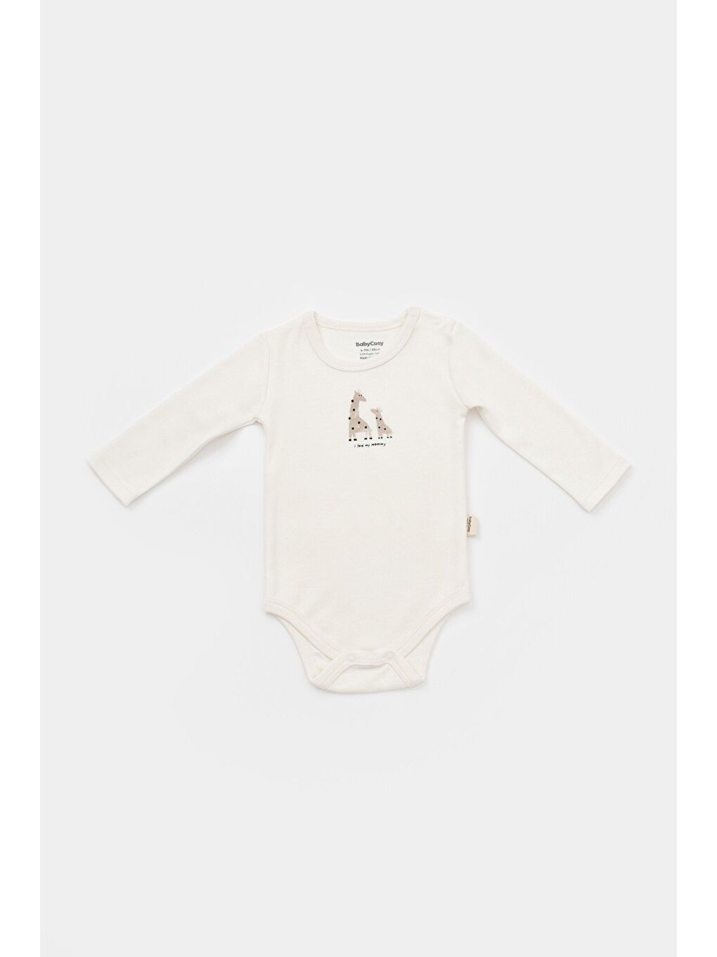 Ekru 3 Lü Set (Uzun Kollu Badi,Pantolon,Şapka)-2