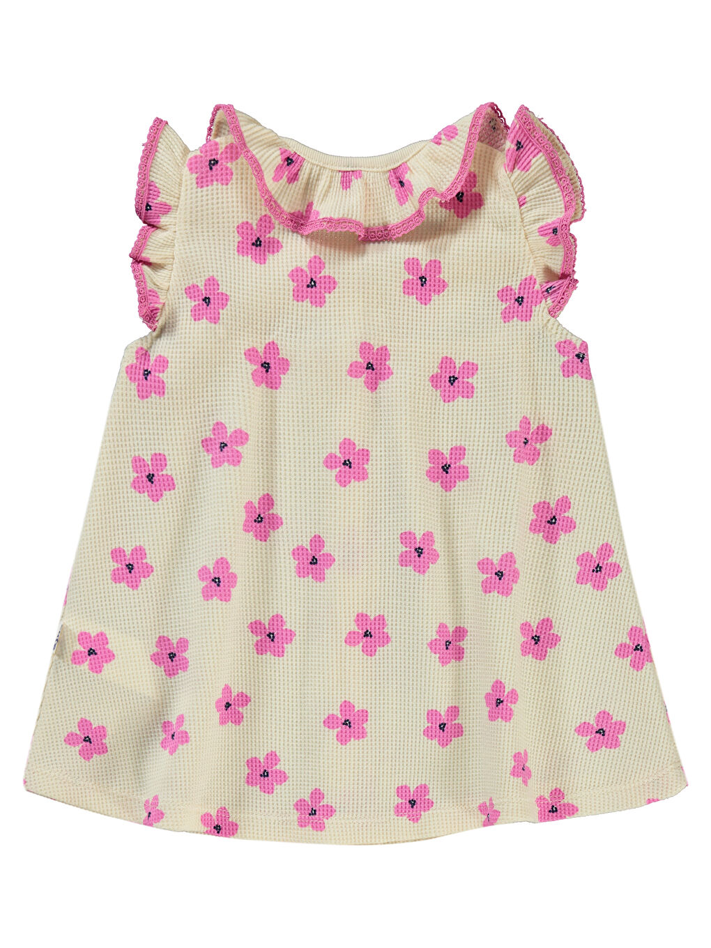 Bej Baby Kız Bebek Elbise 6-18 Ay FilDişi-1