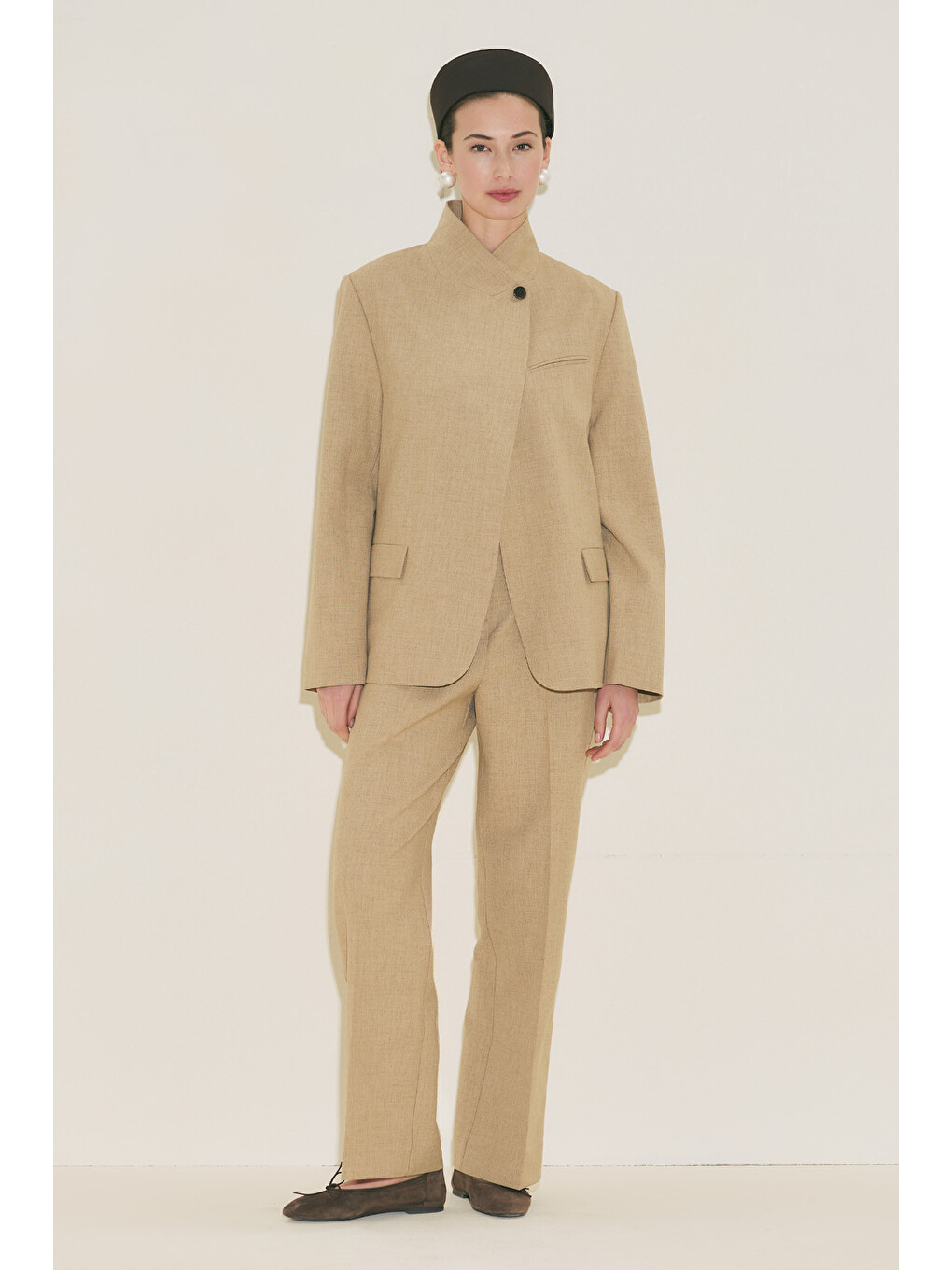 Kahverengi Mılanda Blazer Ceket Camel-2