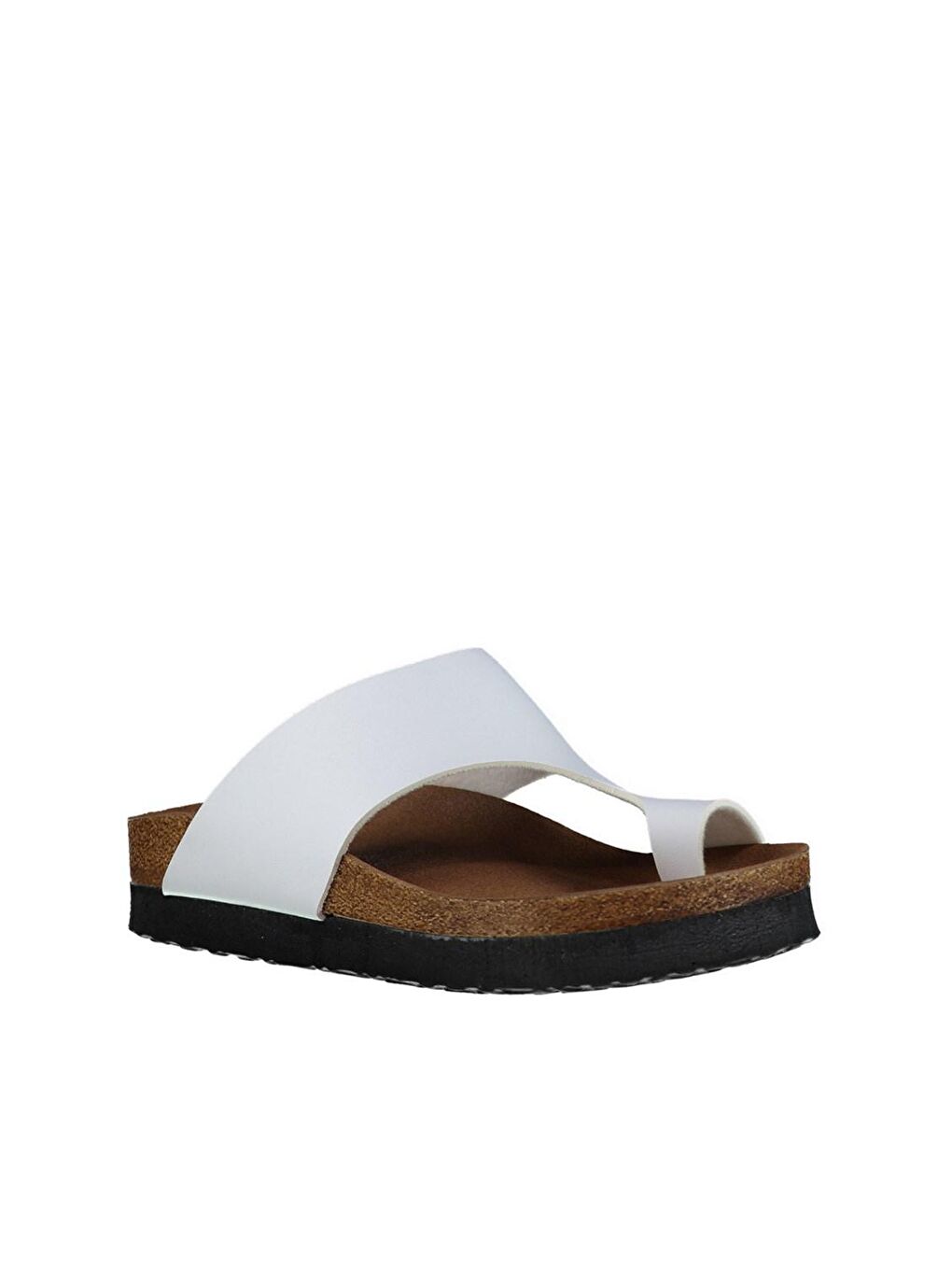 D777812009 Beyaz Kadın Terlik-1