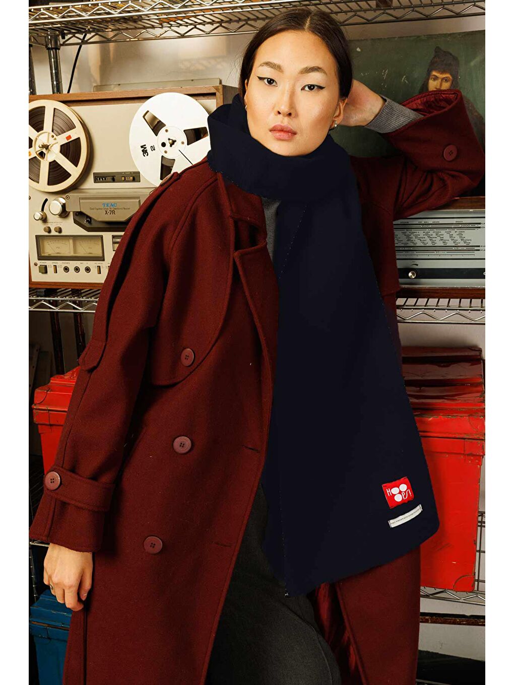 Premium Yumuşak Atkı - Lacivert-1