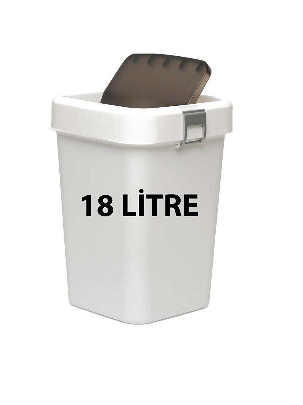 Motek Beyaz COB-411 Comfort Dustbin 18 Litre Çöp Kutusu Kovası - 4