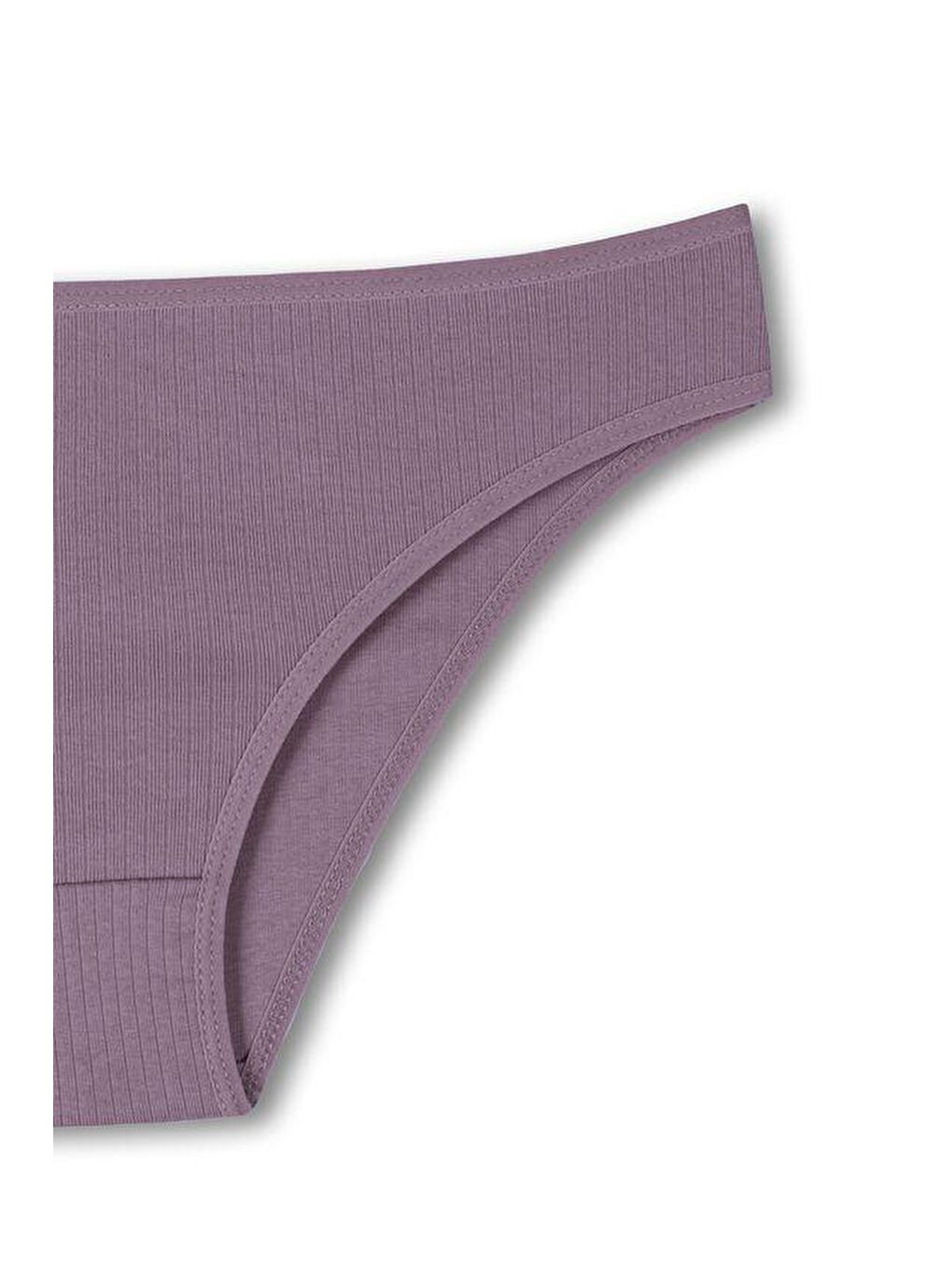 Bej Pamuklu Fitilli Dokulu Slip Kadın Külot 5'li-4