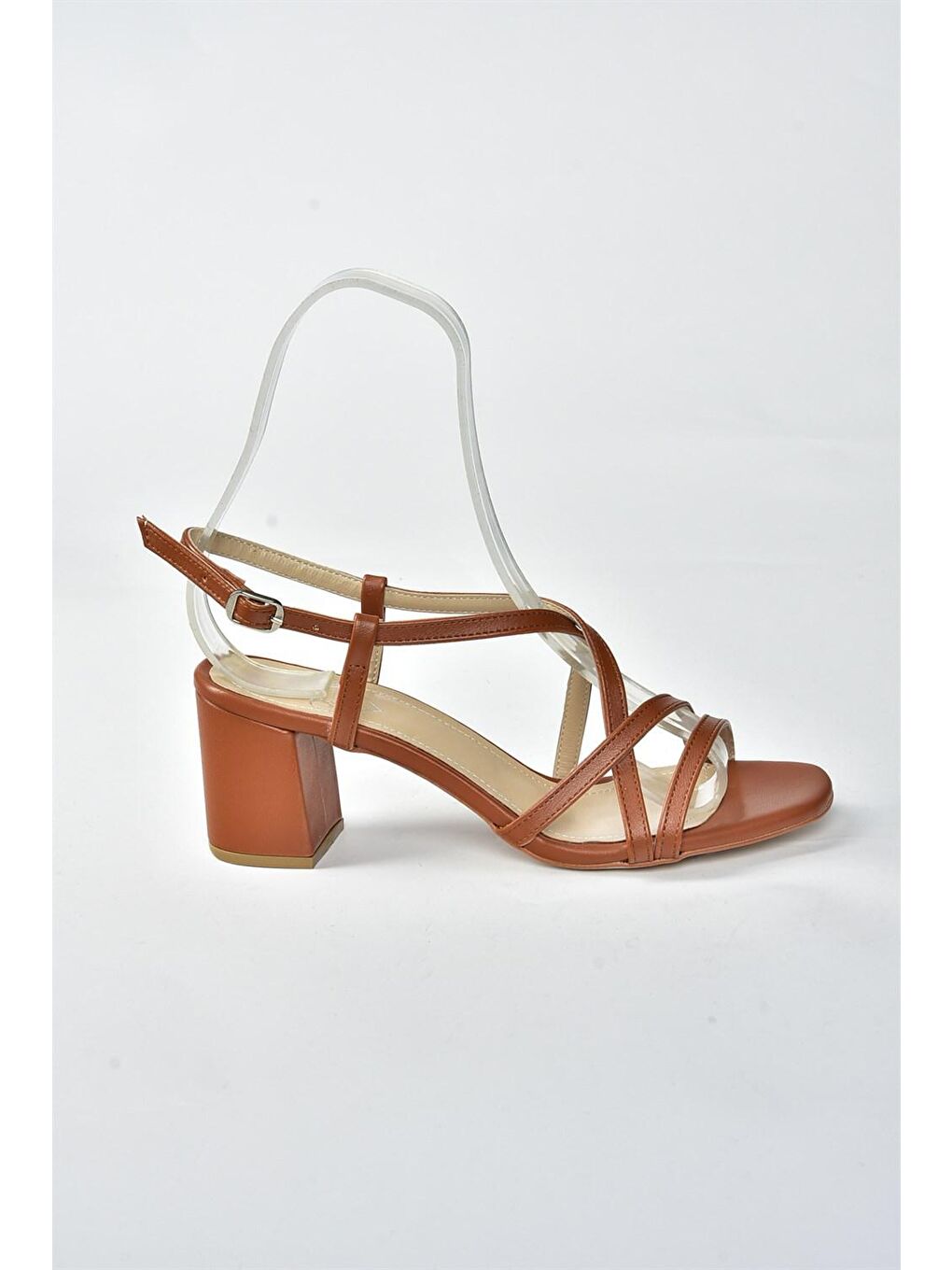 Kahverengi F654028009 Taba Kadın Topuklu Ayakkabı-2
