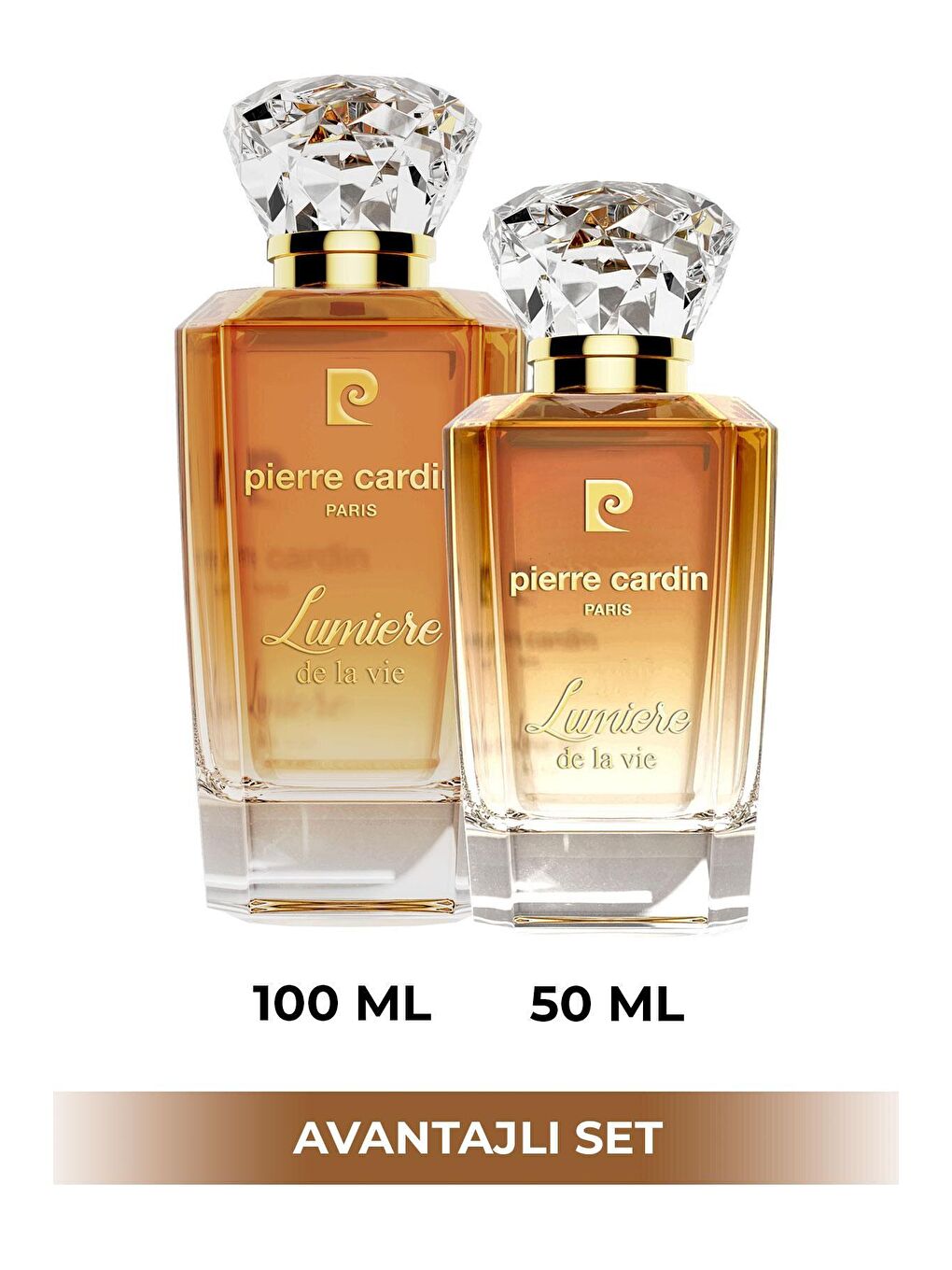 Pierre Cardin Şeftali Lumiere De La Vie Edp 50 ml ve 100 ml 2'li Kadın Parfüm Seti STCC021203