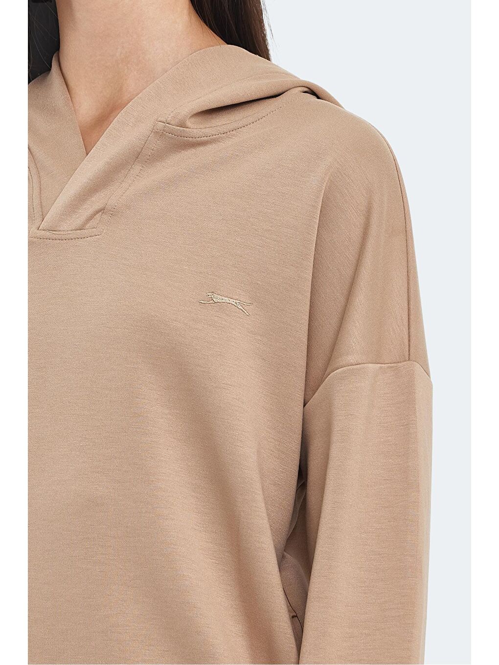 SLAZENGER Bej KENZIE I Kadın Sweatshirt Bej - 3