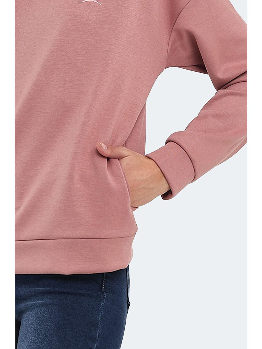 SLAZENGER Gülkurusu KENZIE I Kadın Sweatshirt Gül - 4