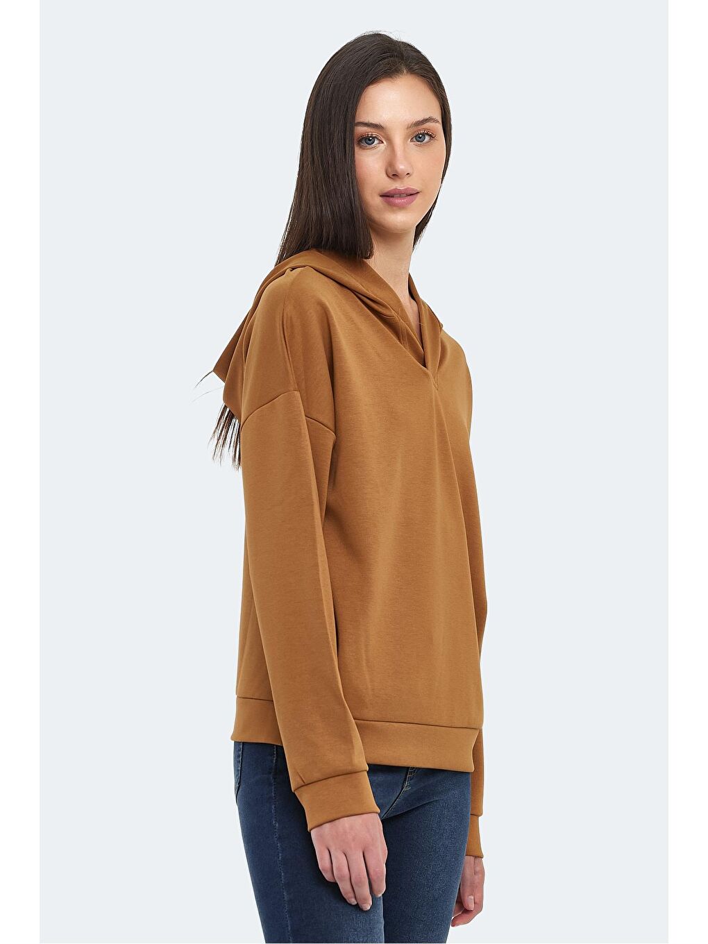 SLAZENGER Hardal Sarı KENZIE I Kadın Sweatshirt Hardal - 2