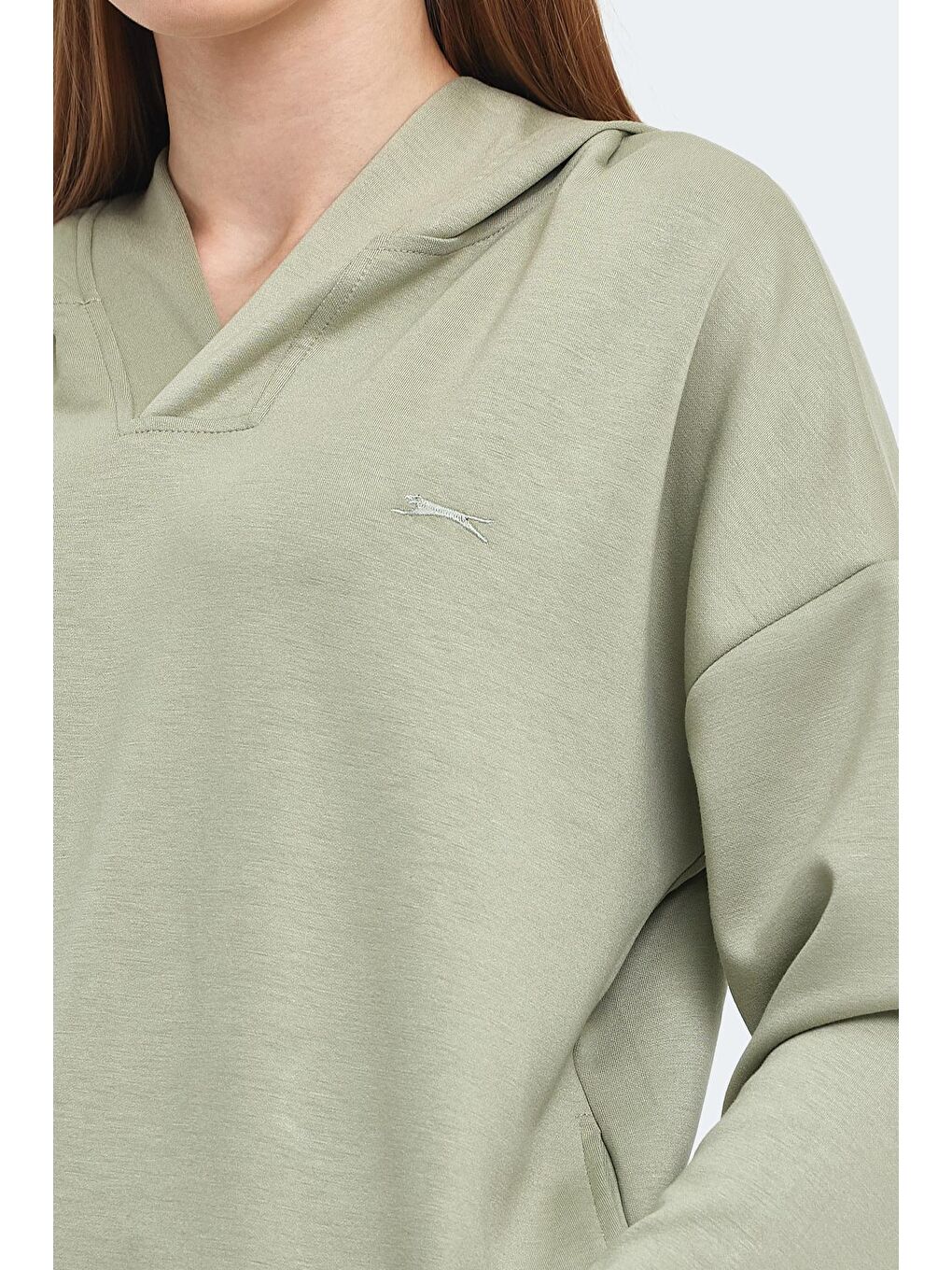 SLAZENGER Açık Yeşil KENZIE I Kadın Sweatshirt Açık Yeşil - 4