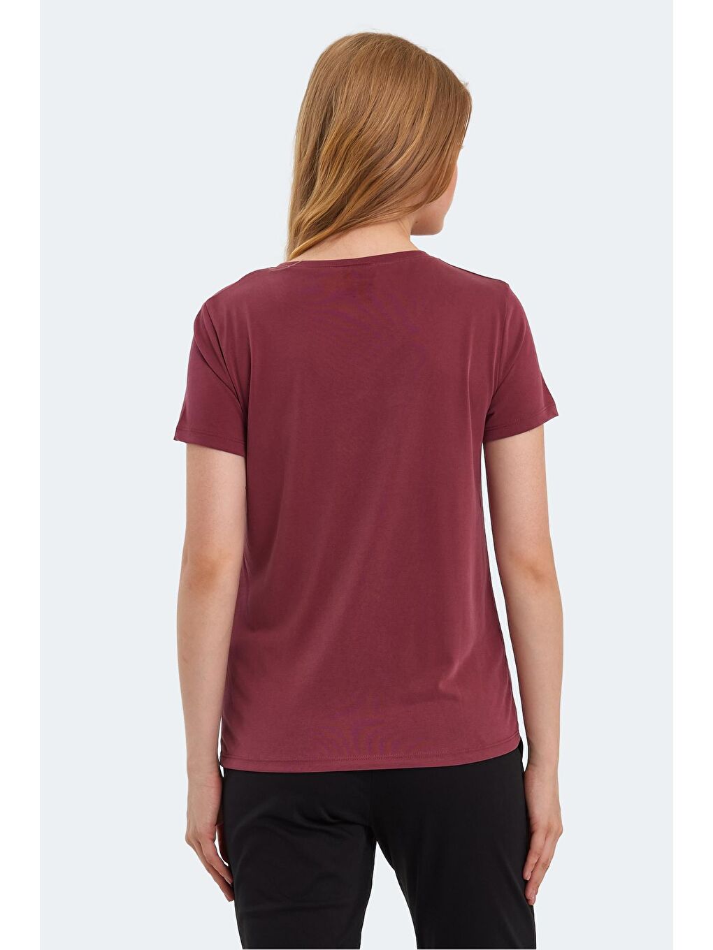 SLAZENGER Bordo PERICAS Kadın T-Shirt Bordo - 1