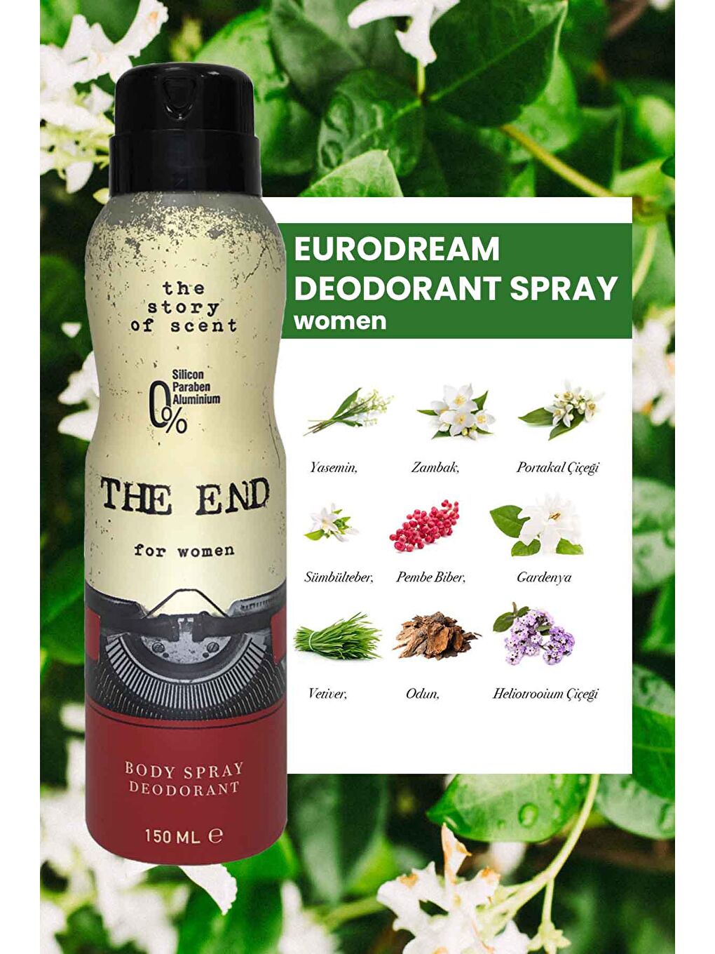 The End Karışık EDT Kadın Parfüm 100 ml ve Deodorant 150 ml 3 Adet - 2