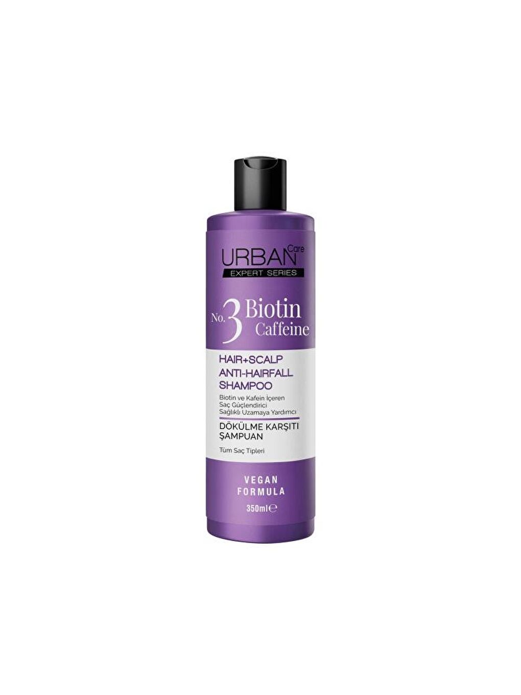 Urban Care Renksiz Expert Biotin & Kafein Dökülme Karşıtı Saç Bakım Şampuanı 350 ml - 3