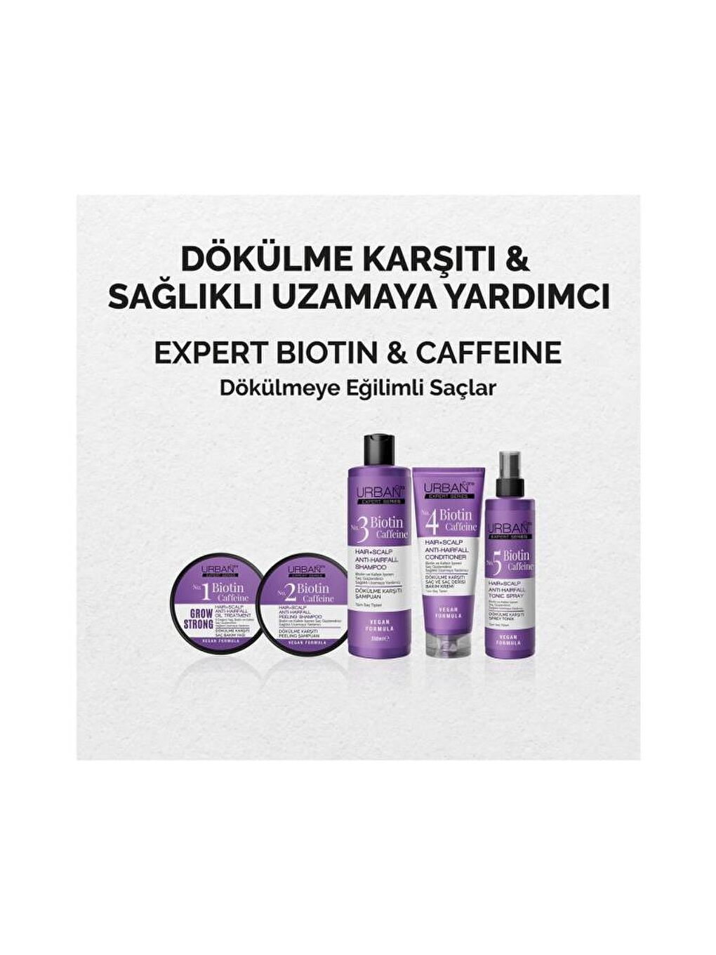 Urban Care Renksiz Expert Biotin & Kafein Dökülme Karşıtı Saç Bakım Şampuanı 350 ml - 7