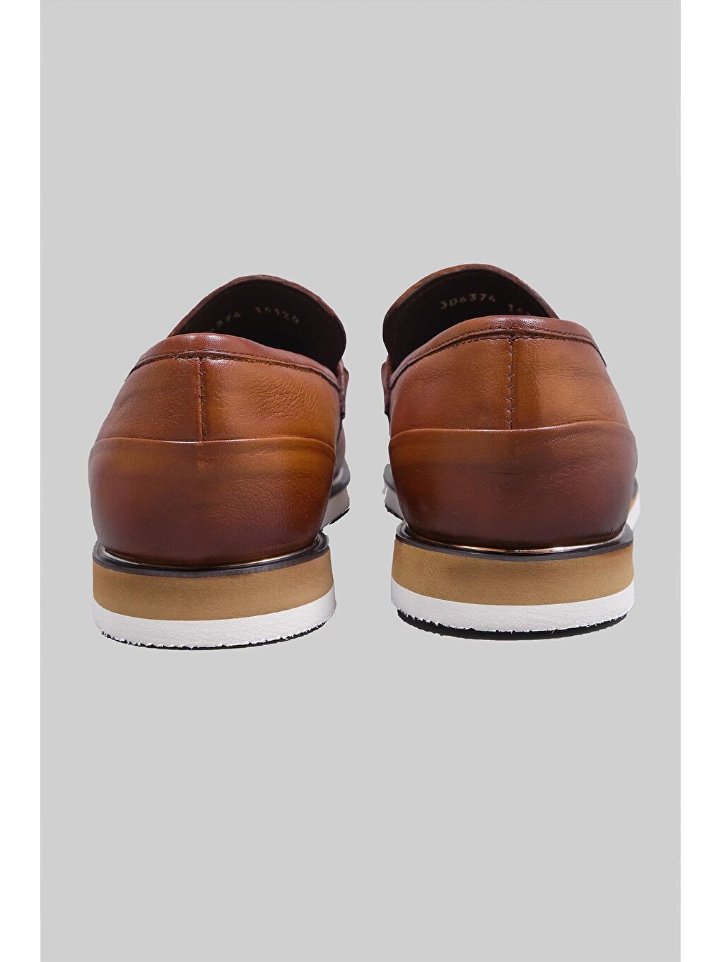 Kahverengi Maceo Hakiki Deri Klasik Makosen Ayakkabı Erkek-4