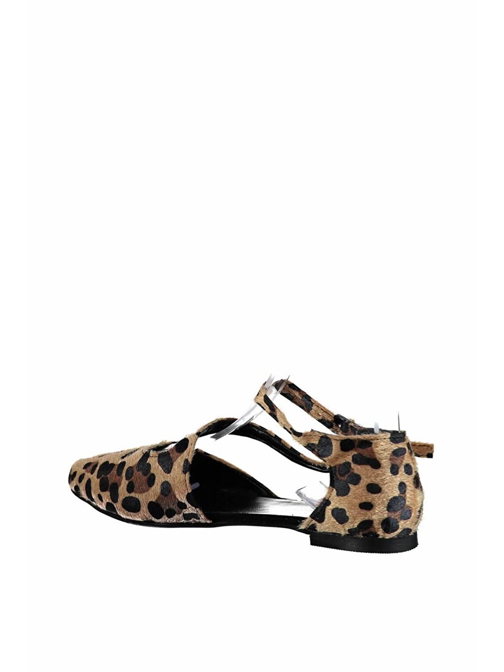 Fox Shoes Kahverengi-Taba Leopar Kadın Babet D726016902 - 1