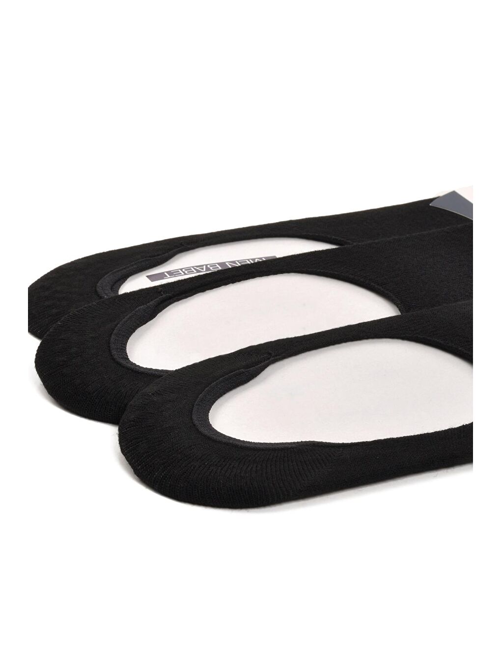 24K005 Siyah Bambu 3'lü Babet Çorap-1