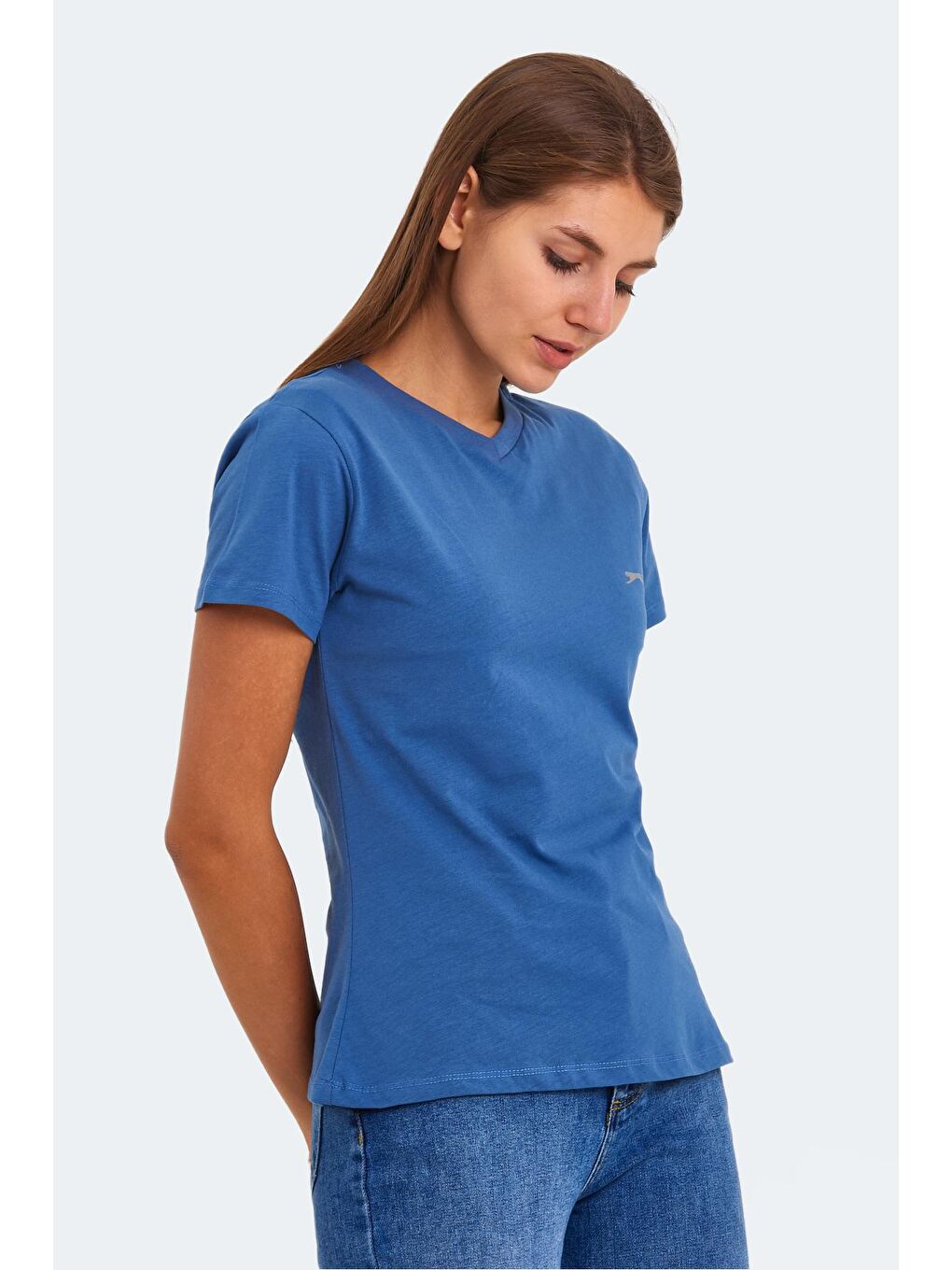 İndigo KRISTEN I Kadın Indigo Tişört-2
