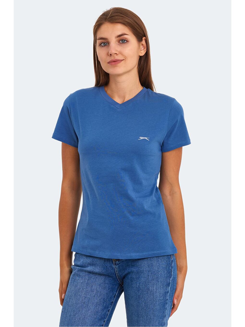 İndigo KRISTEN I Kadın Indigo Tişört-3