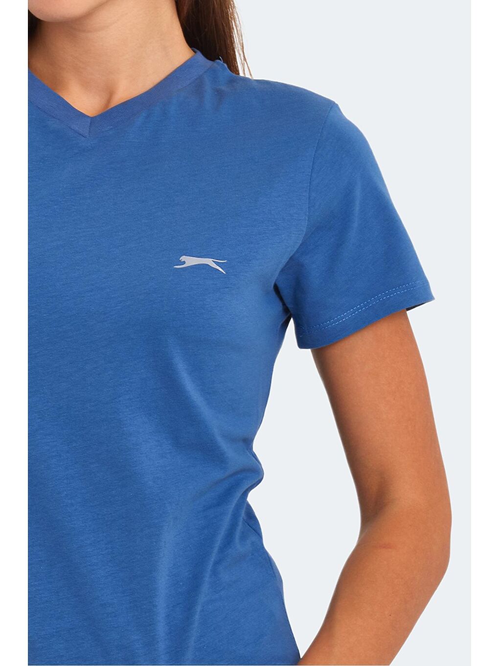 İndigo KRISTEN I Kadın Indigo Tişört-4