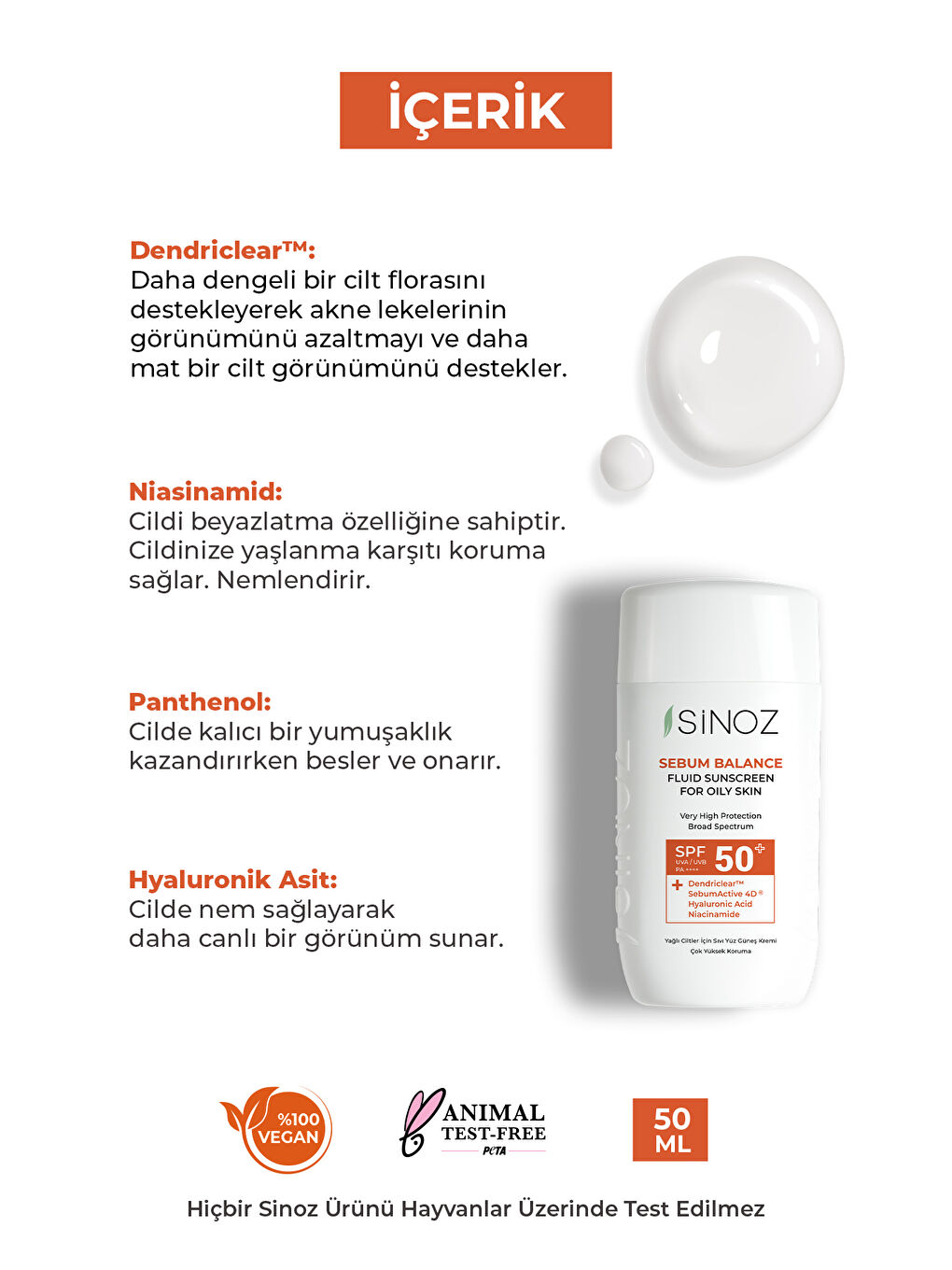SPF 50+ Yağlı Ciltlere Özel Sıvı Güneş Kremi - Yeni Nesil Güneş Filtreleri ile Hibrit Formül 50 ml-2
