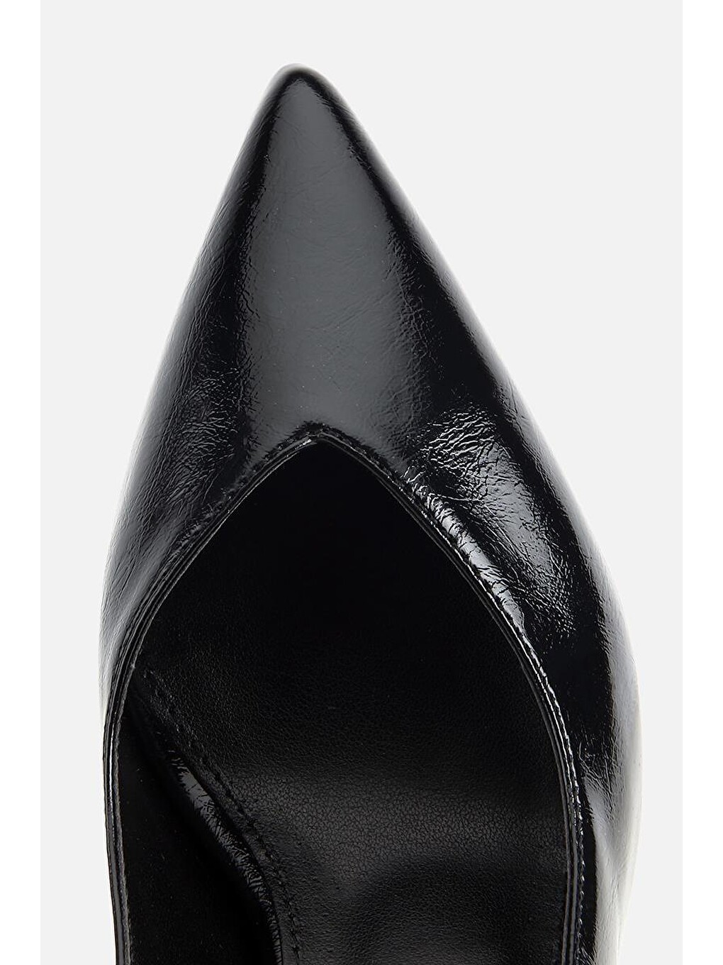Kadın Siyah Arkası Açık İnce Topuklu Stiletto-4