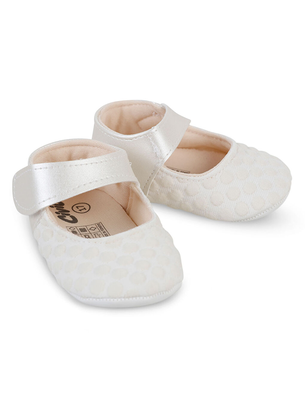 Baby Kız Bebek Patik 17-19 Numara Ekru-1