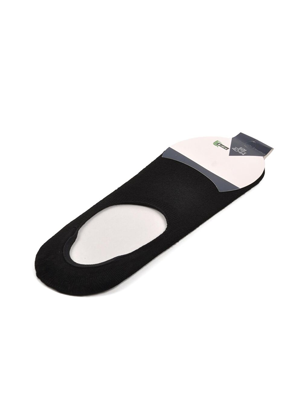 24K002 Siyah Bambu Babet Çorap