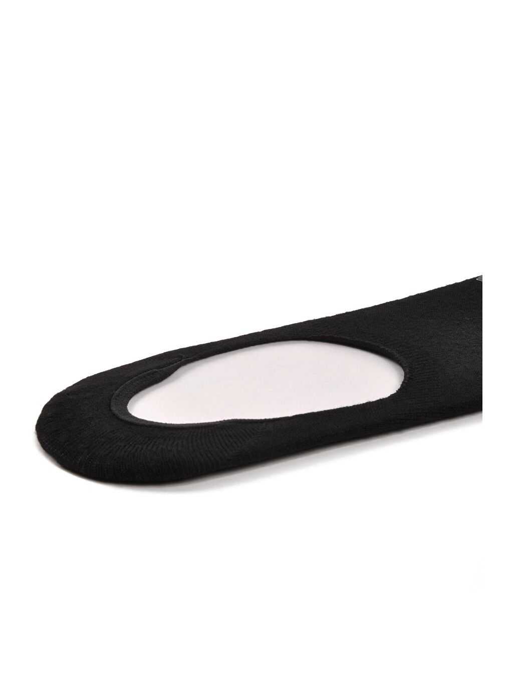 24K002 Siyah Bambu Babet Çorap-1