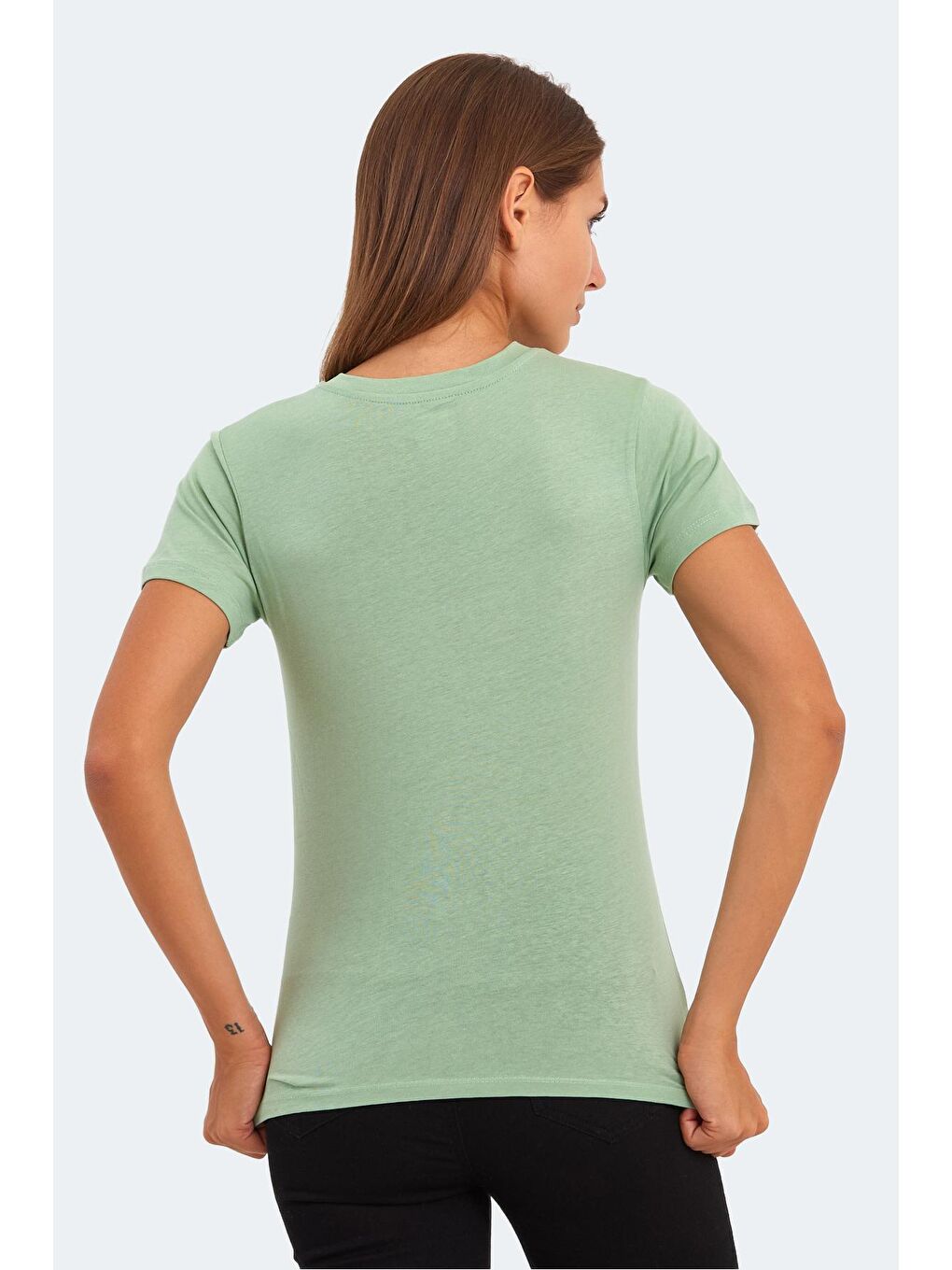 KRISTEN I Kadın Tişört Açık Yeşil-1