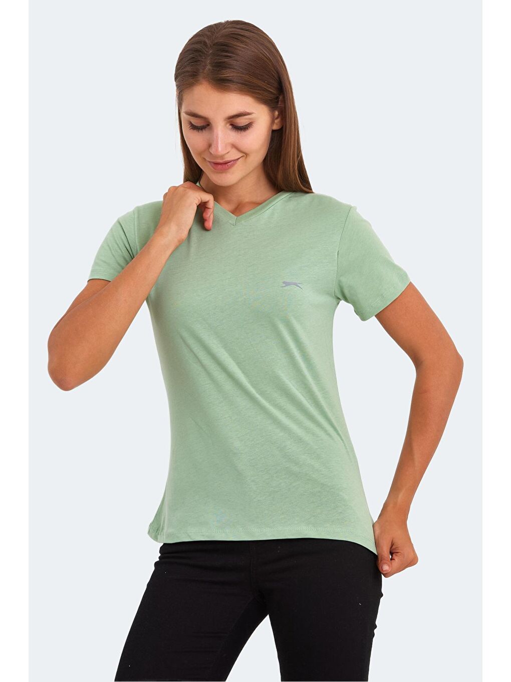 KRISTEN I Kadın Tişört Açık Yeşil-2