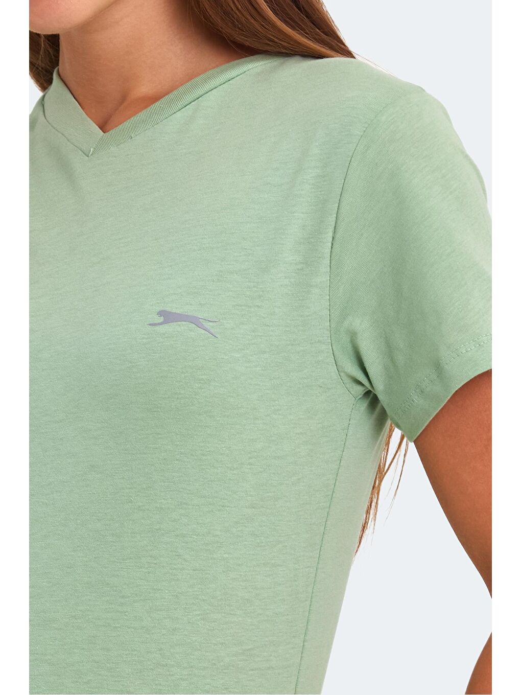 KRISTEN I Kadın Tişört Açık Yeşil-4