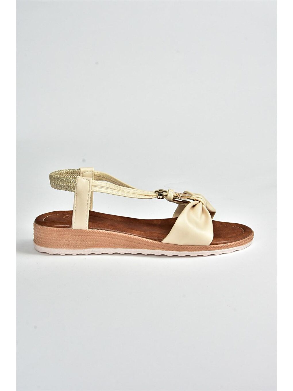 Bej Günlük Kadın Sandalet M258313509