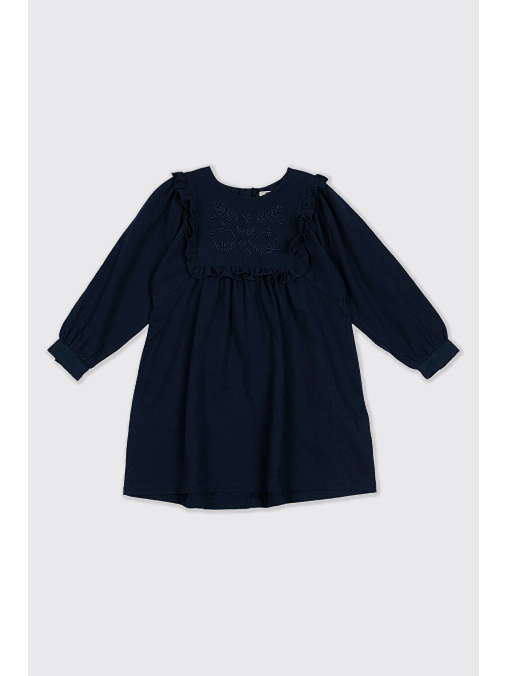 Kız Çocuk Lacivert Elbise-2
