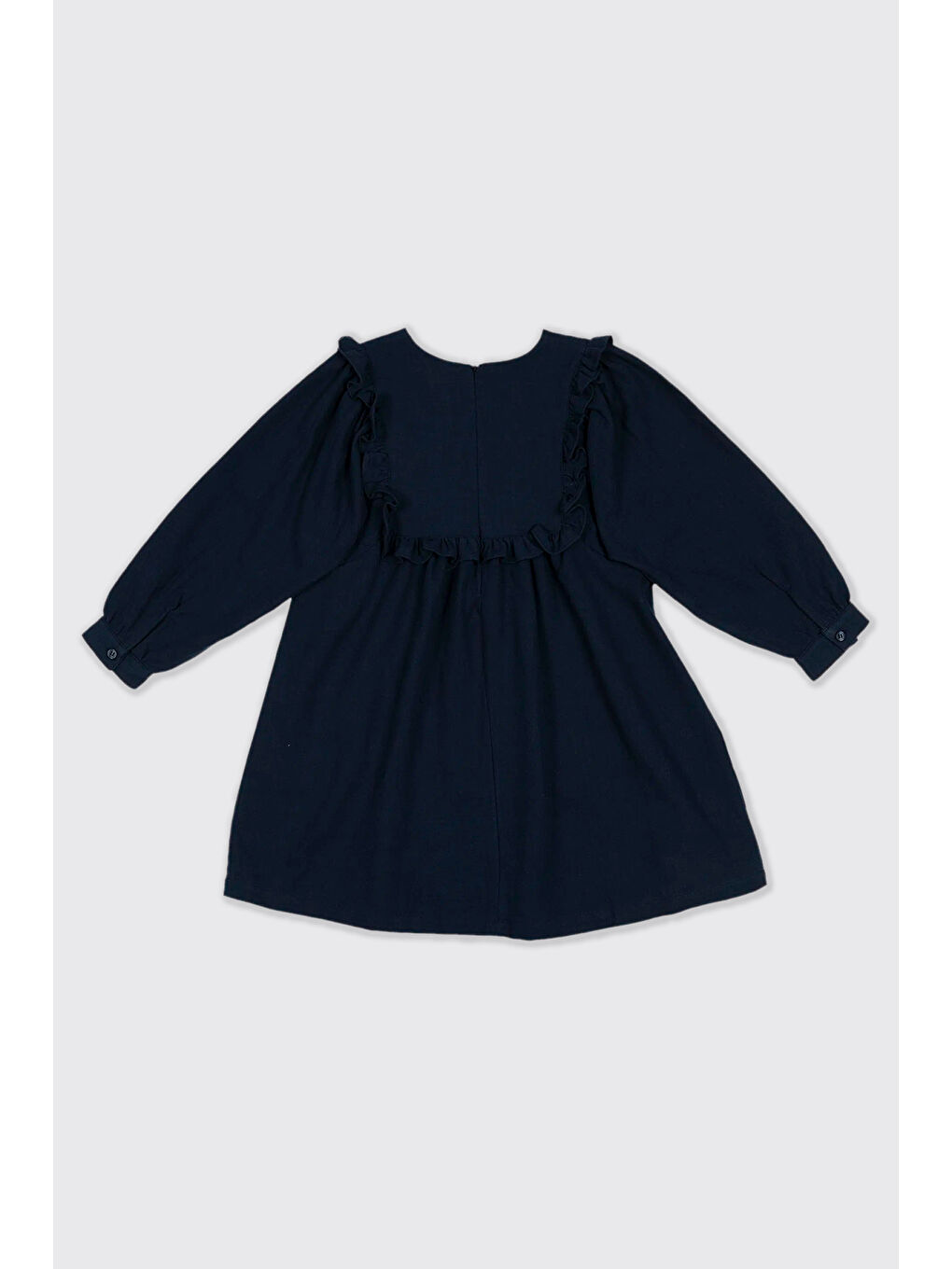 Kız Çocuk Lacivert Elbise-3