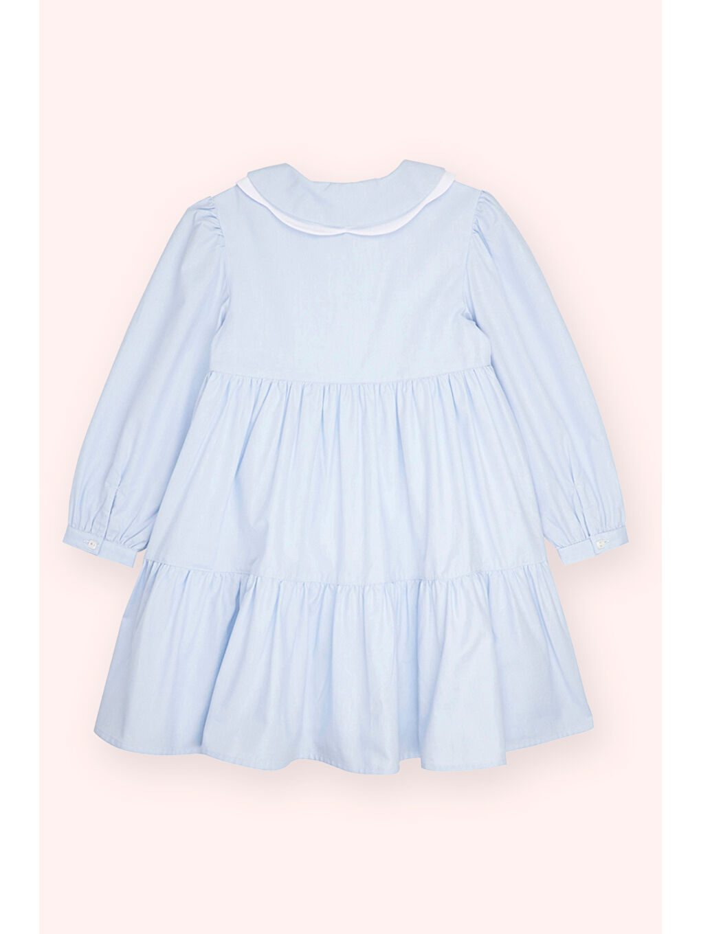 Kız Çocuk Mavi Elbise-2