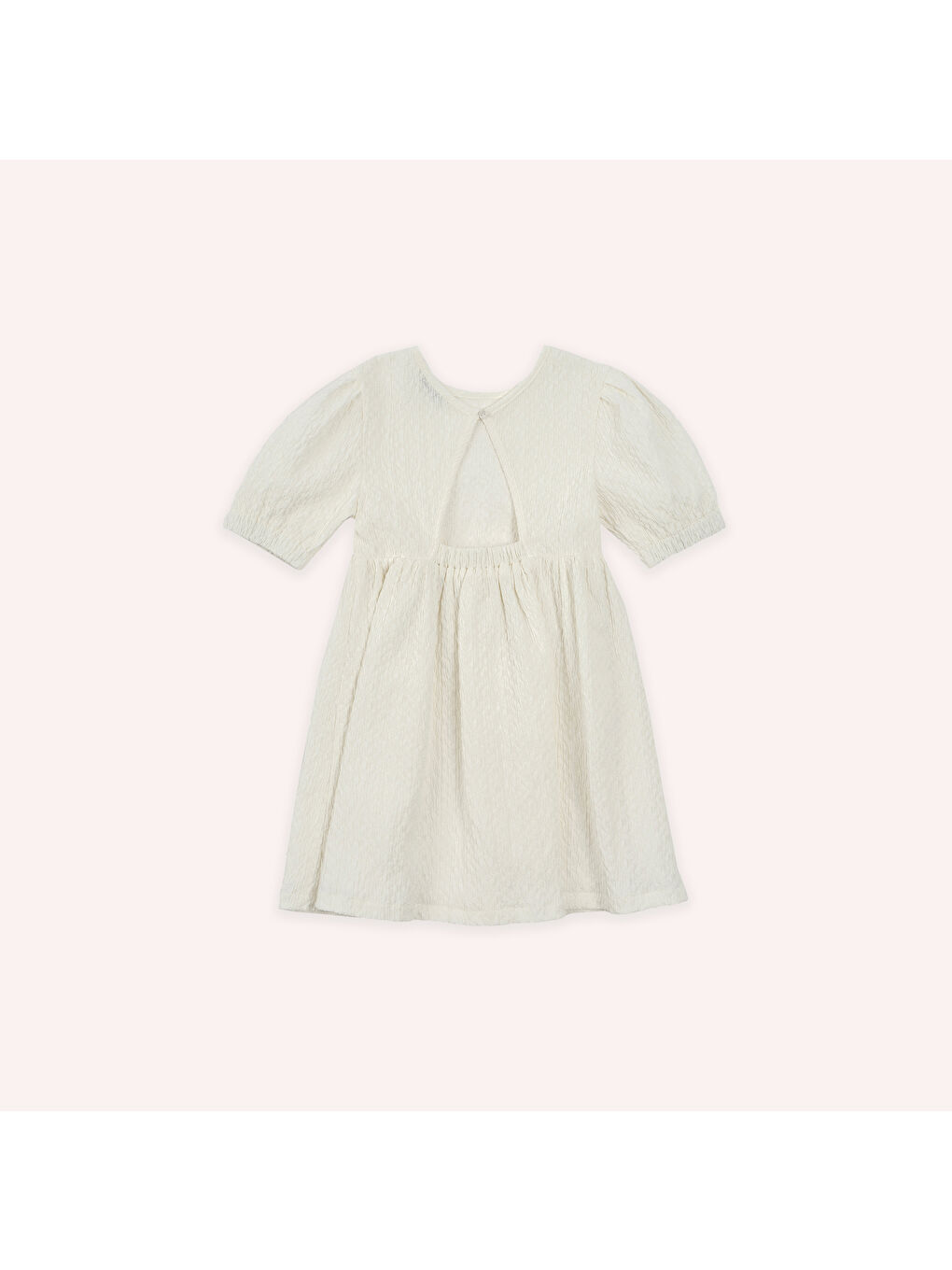 Kız Çocuk Beyaz Elbise-1