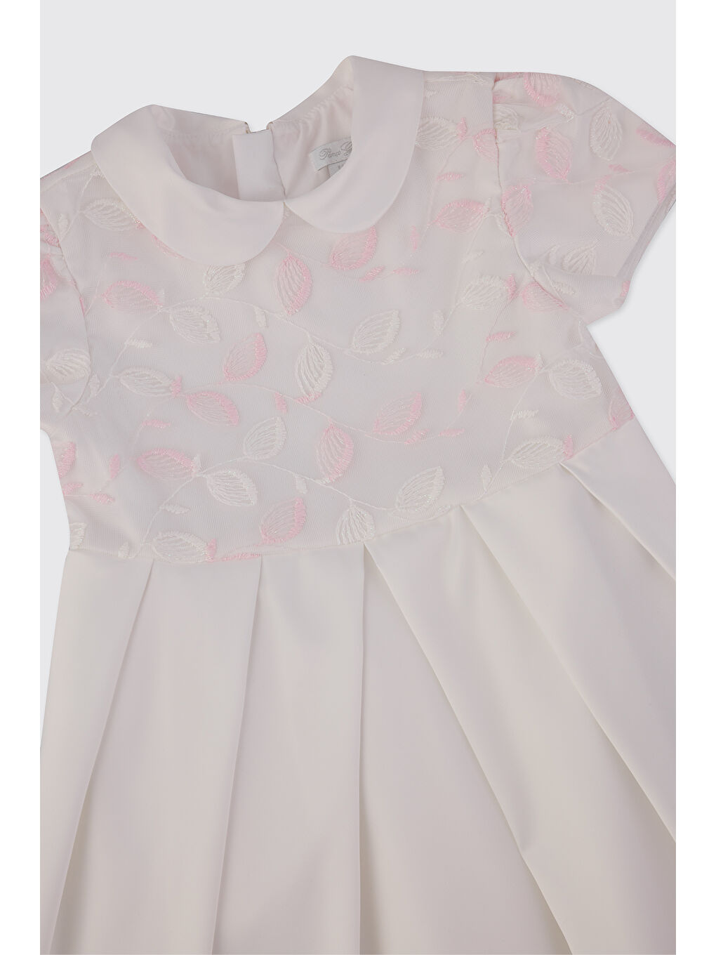 Kız Çocuk Saten Ekru Abiye Elbise-2