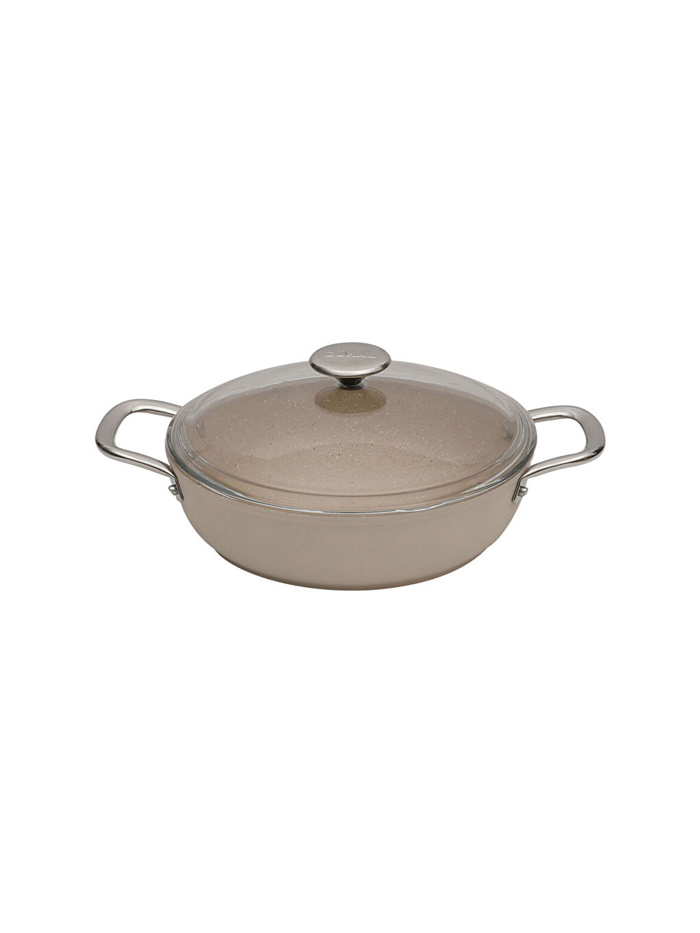 Ekru Güral Antoryum 3 Parça Granit Tencere Takımı Bej-1